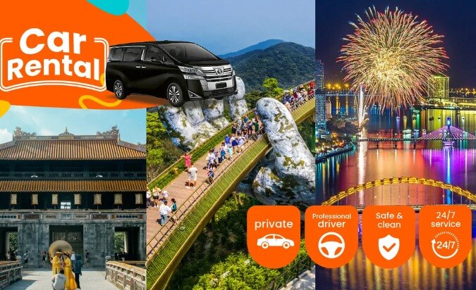 Hoi An → Hue & Ba Na Hills & Da Nang Transfer