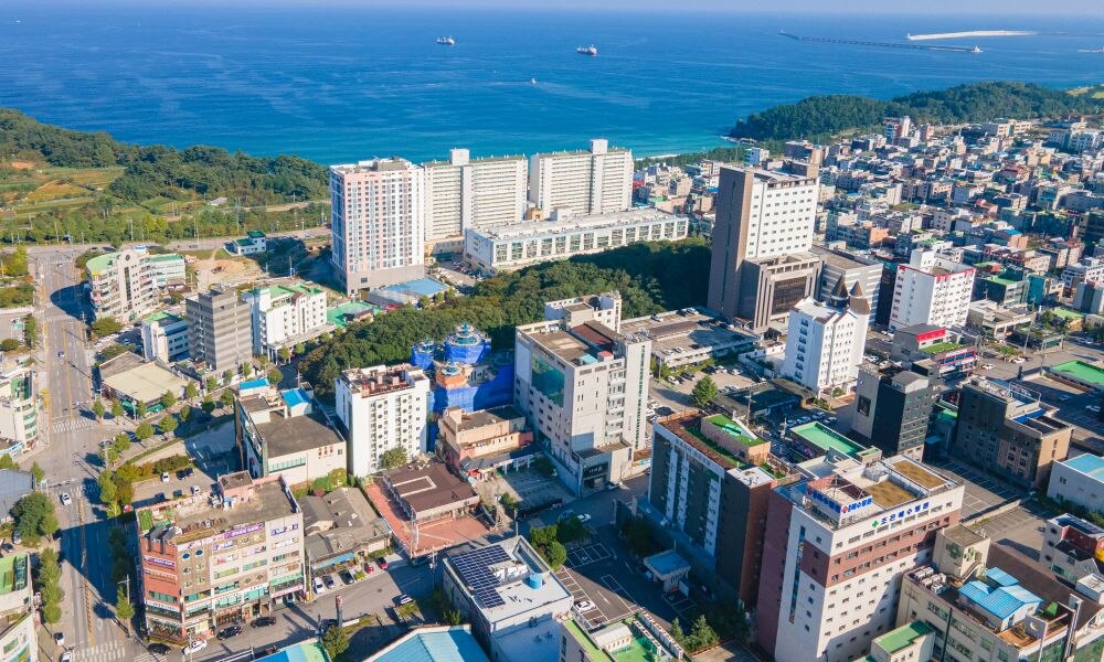 동해 글로리아 호텔 전망