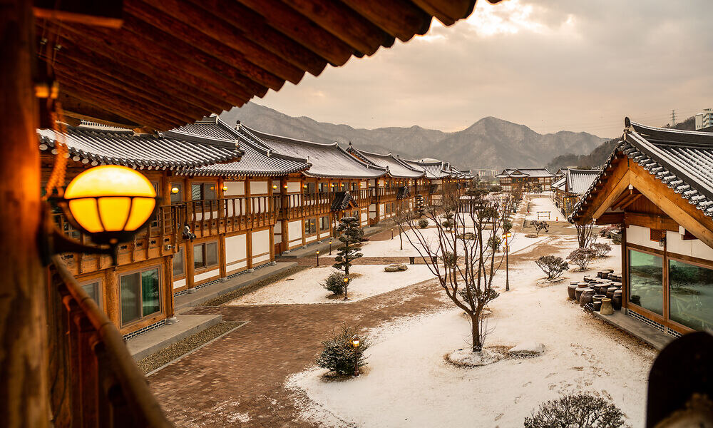전주 왕의지밀 한옥호텔 전망