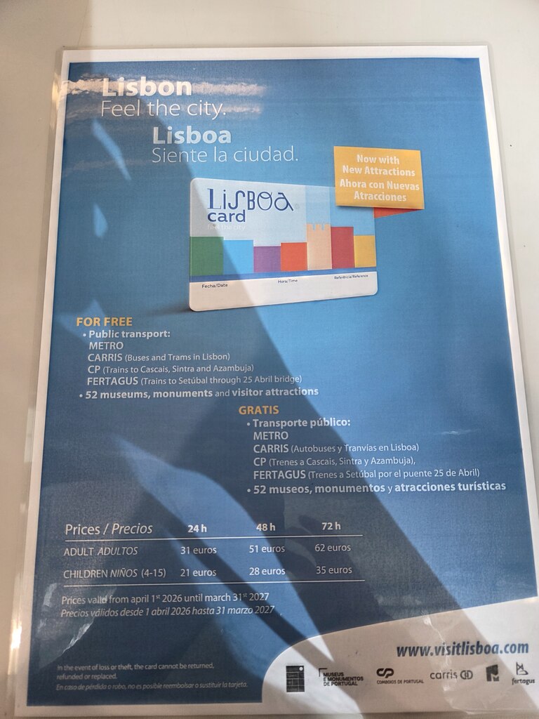 Lisboa Card: 51개 관광지 및 대중교통 여행자 후기 사진 1